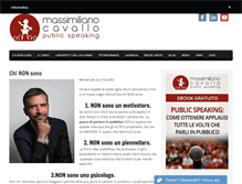 Tablet Screenshot of massimilianocavallo.com
